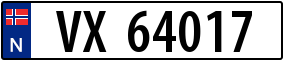 Truck License Plate